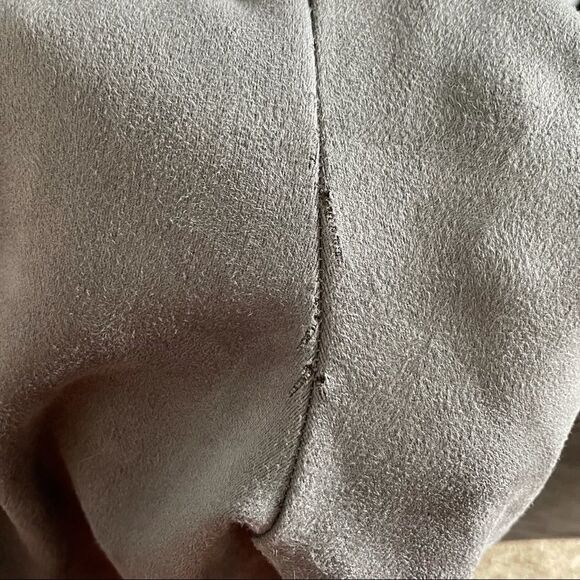 WHBM White House Black Market Gray Ultra-Suede Leggings Pants - Picture 10 of 12